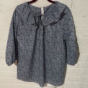 Women’s Flower-print Top L